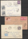 Lot De 12 Lettres De Grande-Bretagne Et Irlande Pour Et Taxées à OSTENDE - Entre 1964 Et 1967 - Brieven En Documenten