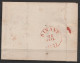 L. Datée 1837 Càd T18 AERSCHOT /24 VII Pour Bureau Restant à DINANT - Port "4" (au Dos: Càd DINANT) - 1830-1849 (Belgique Indépendante)