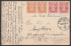 Japon - CP BEPPU De KUMAMOTO 17-3-1925 Affr. 8Sn (dont Tp Carnet) Pour ENGELBERG (Suisse) Réexpédiée - Cartas & Documentos