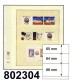 LINDNER-T-Blanko - Einzelblatt 802 304 - Blank Pages