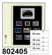 LINDNER-T-Blanko - Einzelblatt 802 405 - Blank Pages