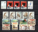 Delcampe - CHINA  LITTLE COLLECTION OF STAMPS USED BUTTERFLIES, FLOWERS, PIGS... - Lots & Serien