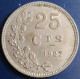 25 Centimes Luxembourg 1927 - Lussemburgo