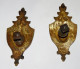 RARE ANCIEN LOT DE 2 FRONTONS SIGNE E. MULLER PARIS STYLE LOUIS XV BON ETAT - Bronzi