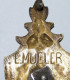 RARE ANCIEN LOT DE 2 FRONTONS SIGNE E. MULLER PARIS STYLE LOUIS XV BON ETAT - Bronzen