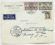 EGYPTE 3M+ PA 10M+20M LETTRE COVER AIR MAIL N CAIRO 1937 TO FRANCE - Brieven En Documenten