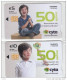 CYPRUS - 50 Years Of CYTA, Collector"s Cards No 22-23, Tirage 500, 09/11, Mint - Cyprus