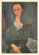 Art - Peinture - Modigliani - Femme Au Col Blanc - CPM - Voir Scans Recto-Verso - Peintures & Tableaux