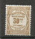 FRANCE ANNEE 1908/1925 TAXE N°46 NEUF* MH (1)TB COTE 14,50 € - 1859-1959 Nuovi