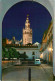 Automobiles - Espagne - Sevilla - La Giralda - Vue De Nuit - Carte Neuve - CPM - Voir Scans Recto-Verso - Voitures De Tourisme