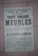 A1 Affiche - Vente Publique - Thuin - 1940 !!! Notaire - Posters