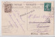 Armentières Carte Postale Timbre Semeuse Pour Kalla Djerda Taxe Régence De Tunis Tunisie Tampon Trouvé à La Boîte 1908 - Portomarken