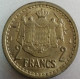 2 Francs 1943 Monaco Cupro-aluminium (TB+) - 1922-1949 Luigi II