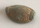 Très Petite Amulette Scarabée Verdâtre En Forme De Coquille - Égypte Ancienne, Basse époque, 664-332 BC - Arqueología