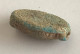 Delcampe - Très Petite Amulette Scarabée Verdâtre En Forme De Coquille - Égypte Ancienne, Basse époque, 664-332 BC - Archéologie