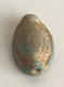 Delcampe - Très Petite Amulette Scarabée Verdâtre En Forme De Coquille - Égypte Ancienne, Basse époque, 664-332 BC - Archäologie
