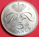 5 Francs 1974 Monaco - 1960-2001 Nouveaux Francs