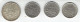 France, 5 Francs 1960 Argent  +3× 1,-France, Années 60 - Collections