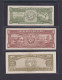 Cuba Lote De 5 Billetes De 5/10/20/50/100 Pesos 1958 (Año Muy Dificil En Algunos De Ellos) - Cuba