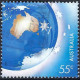 AUSTRALIA 2008 55c For Every Occasion-Earth & Map Of Australia FU - Usados
