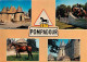 19 - Pompadour - Multivues - Chevaux - Panneau De Signalisation Routière - CPM - Voir Scans Recto-Verso - Arnac Pompadour