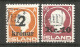 Iceland 1926 , Used Stamps Michel # 119-120 - Gebraucht