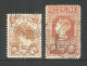 Netherlands 1920 Year, Used Stamps Mi.# 99-100 - Oblitérés