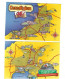 2 POSTCARDS WELSH COUNTY MAPS - Landkaarten