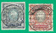 Russia 1906 Year , Used Stamps Set Mi. 61-62 A Vertical Vergé  - Oblitérés