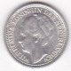 Pays Bas 10 Cents 1937 Wilhelmina, En Argent , KM# 163 - 10 Centavos