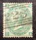 GB20 Victoria 1s Vert YT N° 31 Fleurs Héraldiques Oblitéré - Used Stamps