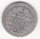 Pays Bas 10 Cents 1927 Wilhelmina, En Argent , KM# 163 - 10 Centavos