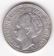 Pays Bas 25 Cents 1939 Wilhelmina, En Argent , KM# 164, SUP/XF - 25 Cent
