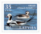 2013 Latvia / Lettonie - Bird Stamp  The Long-tailed Duck ; Bee Woodpecker MNH - Lettonia