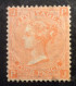 GB21 Victoria 4 P Rouge Orange YT N° 32 Neuf * Grande Jarretière Défraîchi Peu De Gomme - Nuevos