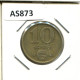 10 FORINT 1984 HUNGRÍA HUNGARY Moneda #AS873.E.A - Hungría