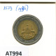 10 BAHT 1996 THAILAND BIMETALLIC Coin #AT994.U.A - Thailand
