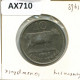 10 NEW PENCE 1968 GUERNSEY Pièce #AX710.F.A - Guernesey
