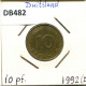 10 PFENNIG 1992 D BRD ALEMANIA Moneda GERMANY #DB482.E.A - 10 Pfennig