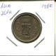 20 FRANCS 1980 LUXEMBOURG Coin #AT245.U.A - Luxembourg