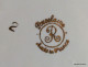 Ancien Beurrier Et Couteau Vintage En Porcelaine Signé "R" (Revol Porcelaine) - Motif Fragonard - Sonstige & Ohne Zuordnung