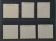 Liechtenstein 108-13, Flugpost 1930, 6 Werte Kpl,. Sauber Gestempelt, KW 340,- € - Oblitérés