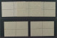 SCHWEIZ, 555-59 VIERERBLOCK Patria 1951 (SBK B51-55) Zentrum-Stempel, 240,-SFr - Usati