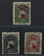 1914, TÜRKEI 305 I K, Sechsstrahlen-Stern 5 Pa. Platte I, Aufdruck KOPFSTEHEND - Gebruikt