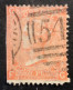 GB23 Victoria 4 P Rouge Orange YT N° 32 Planche 8 Grande Jarretière Dents Oblitéré - Gebruikt