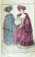 Delcampe - Journal Des Dames & Des Modes 1829 Costume Parisien Année Complète 96 Planches Aquarellées - Aguafuertes