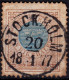 Stamp Sweden 1872-91 1rd Used Lot18 - Usados