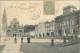 CPA FRANCE - BAZAS - PLACE DE L'EGLISE - MAILED 1905 (18099) - Bazas