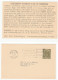 1954 WOMENS's CLUB Talk CANADA EMBASSY In MOSCOW Rep Margaret MacKenzie WINNIPEG UNIVERSITY Postal STATIONERY Card Cover - 1903-1954 Reyes