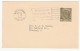 1954 WOMENS's CLUB Talk CANADA EMBASSY In MOSCOW Rep Margaret MacKenzie WINNIPEG UNIVERSITY Postal STATIONERY Card Cover - 1903-1954 Reyes